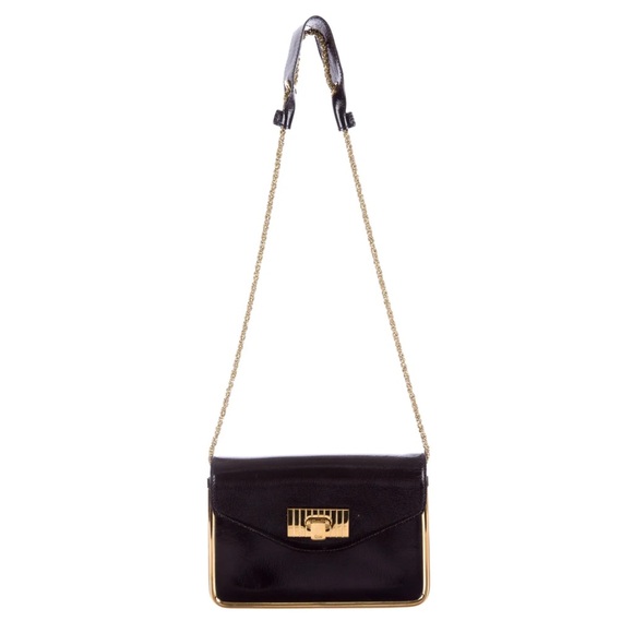 Chloe Small Sally Bag in Black Patent Leather ❤️‍🔥 Beautiful! - Picture 1 of 5